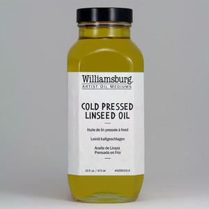 화방넷윌리엄스버그 콜드 프레시드 린시드 오일 Cold Pressed Linseed Oil 473ml [GGWE9026]