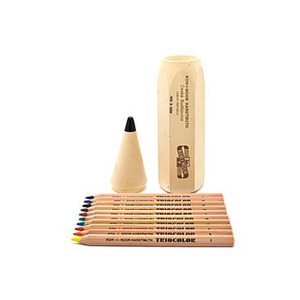 화방넷코이노 트리오 컬러 점보 색연필 10색 세트 (아트상품 케이스)